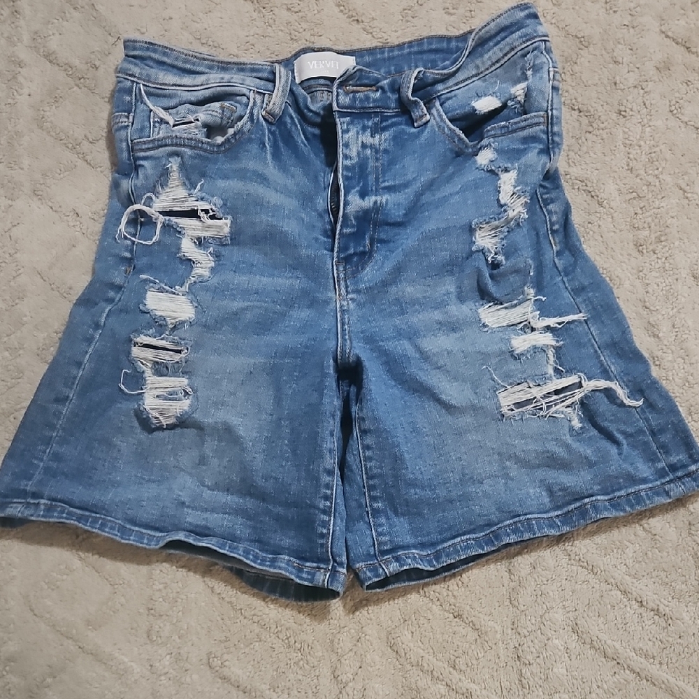 Vervet Jeans Shorts Size Large (Buckle)